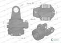 Sprzęgło na kołek wału Seria 7R 2700Nm - 30x106 - 1 3/8 Z6 WARYŃSKI
