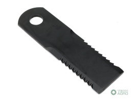 Nóż obrotowy rozdrabniacz słomy sieczkarnia uzębiony 173x50x4.5mm otwór 20 zastosowanie 84068444 New Holland WARYŃSKI ( sprzedaw