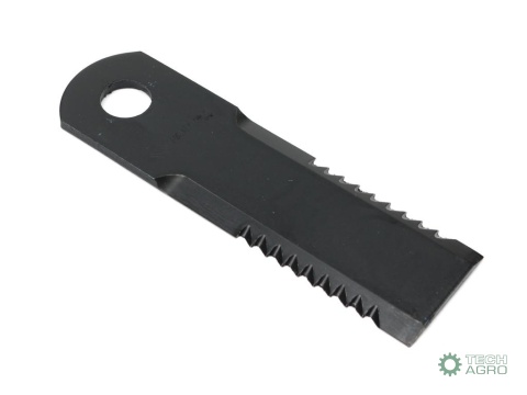 Nóż obrotowy rozdrabniacz słomy sieczkarnia uzębiony 175x50x4.5mm otwór 20 zastosowanie Z75875 John Deere WARYŃSKI ( sprzedawane