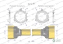 Obudowa wału przegubowo-teleskopowego Uniwersalna długość Seria 7R Waryński