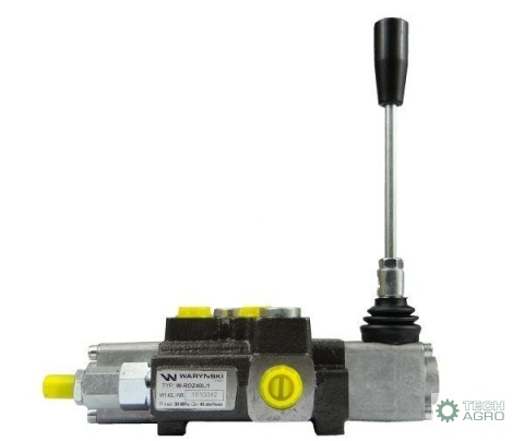 Rozdzielacz hydrauliczny 1-sekcyjny maxprzepływ 40L Waryński