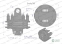 Sprzęgło cierne 4 tarczowe wału Seria 7R 1700Nm - 30x106 - 1 3/4 Z6 WARYŃSKI