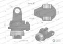 Sprzęgło na kołek wału Seria 8R 3500Nm - 35x106 - 1 3/4 Z20 WARYŃSKI
