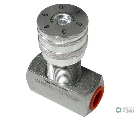 Zawór dławiący WRFB 90 1/2"BSP Waryński
