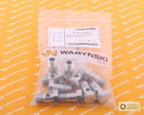 Śruba oczkowa przelewowa metryczna M12x1.5 Waryński ( sprzedawane po 10 )