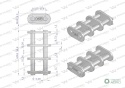 Zamek łańcucha Z06B-3 (R3 3/8) Waryński( sprzedawane po 5 )