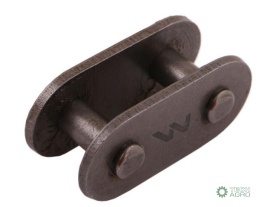 Zamek łańcucha prosta płytka Z12B-1 (R13/4) Waryński ( sprzedawane po 10 )