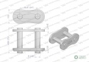 Zamek łańcucha wzmocniony Z12A-1 ANSI A60 (R1 3/4) Waryński ( sprzedawane po 10 )