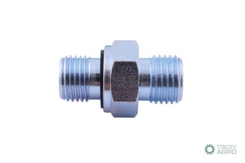 Złącze hydrauliczne proste BB (przyłączka) M16x1.5 (10L) x 3/8" BSP z uszczelnieniem XGE10LR-3/8"ED (G3/8EDX16) Waryński ( sprze