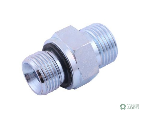 Złącze hydrauliczne proste BB (przyłączka) M18x1.5 (12L) x 1/2" BSP z uszczelnieniem XGE12LR-1/2"ED (G1/2X18) Waryński ( sprzeda