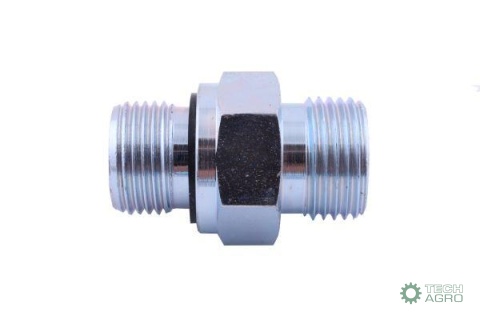 Złącze hydrauliczne proste BB (przyłączka) M18x1.5 (12L) x 1/2" BSP z uszczelnieniem XGE12LR-1/2"ED (G1/2X18) Waryński ( sprzeda