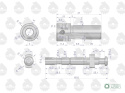 Element tłoczący pompy wtryskowej C-360 FPE8-3A ORYGINAŁ URSUS