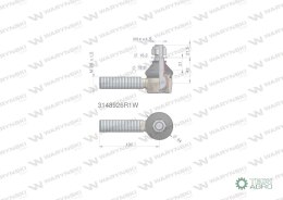 Przegub kierowniczy 101mm- M20x1,5 3148926R1 WARYŃSKI