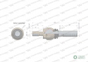 Przegub kierowniczy 245mm- 1-12/ 1 1/4-12 RE161023 , RE214056 WARYŃSKI