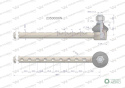 Przegub kierowniczy 369mm 2350008 WARYŃSKI