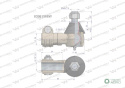 Przegub kierowniczy 7/8" 83981566 WARYŃSKI