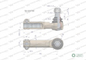 Przegub kierowniczy M24x1.5 561557 WARYŃSKI