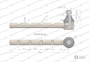 Przegub kierowniczy dolny 1678023M1 WARYŃSKI