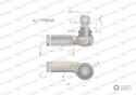 Przegub kierowniczy lewy 120mm - M24x1,5 AL177983 WARYŃSKI