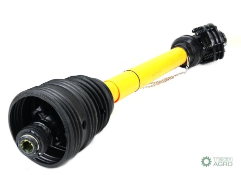 Wał przegubowo-teleskopowy 1250-1690mm 1240Nm szerokokątny Z21 z drugiej strony sprzęgło cierne 2000 Nm Z21 CE 2020 seria 8R War