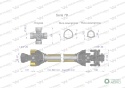 Wał przegubowo-teleskopowy 660-800mm 970Nm sprzęgło cierne 1700Nm CE 2020 seria 7R WARYŃSKI