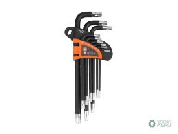 Zestaw kluczy imbusowych, TORX T10-T50 - DŁUGIE 9szt, Teger