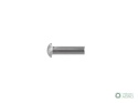 Zestaw nitów stalowych, kulistych, (4x16mm), DIN660, (100 szt.), Teger