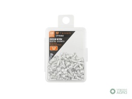 Zestaw nitów stalowych, kulistych, (5x16mm), DIN660, (100 szt.), Teger
