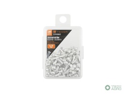 Zestaw nitów stalowych, kulistych, (6x30mm), DIN660, (100 szt.), Teger