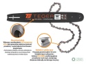 Zestaw tnący, 18" (45 cm) prowadnica + łańcuch, 0,325" 1,5mm 72 og., 12z, moc. U, Teger