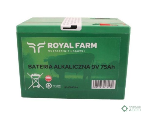 Bateria alkaliczna 75Ah 9V ROYAL FARM 201031002 do ECOSTOP