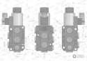 Dzielnik. zawór. elektrozawór kierunkowy elektromagnetyczny kontroli (DVS6/50L) 12V DC 6/2 G1/2 50L VOIMA