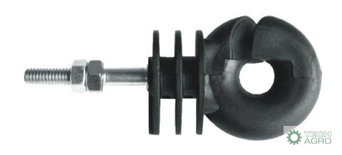 Izolator okrągły z gwintem M6 ROYAL FARM (sprzedawane po 25 szt)