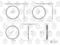 Komplet pierścieni tłokowych silnika na1-tłok K11437, K1-1312-000 C-330 ORYGINAŁ URSUS