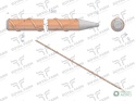 Palik Słupek z włókna szklanego 12mm L-1300 ROYAL FARM ( sprzedawane po 10 )