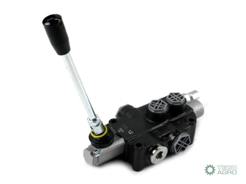 Rozdzielacz hydrauliczny 1-sekcyjny 80Lz zatrzaskiem VOIMA