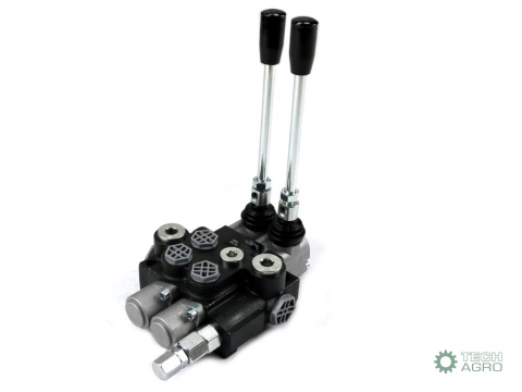 Rozdzielacz hydrauliczny 2-sekcyjny 40L(1-sekcja nurnikowa) VOIMA