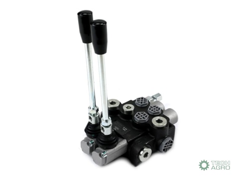 Rozdzielacz hydrauliczny 2-sekcyjny 40L(1-sekcja nurnikowa) VOIMA