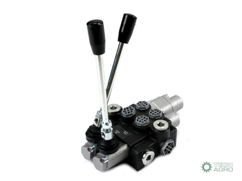 Rozdzielacz hydrauliczny 2-sekcyjny 40L(1-sekcja pływająca) VOIMA