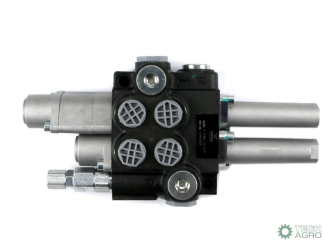 Rozdzielacz hydrauliczny 2-sekcyjny 40L(1-sekcja pływająca) sterowany na linkę VOIMA