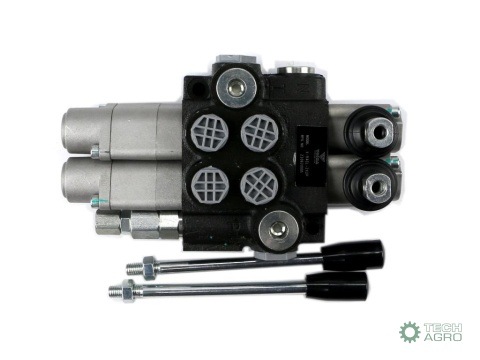 Rozdzielacz hydrauliczny 2-sekcyjny 40L(2 sekcje - pływające) VOIMA
