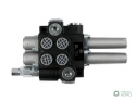 Rozdzielacz hydrauliczny 2-sekcyjny 40Lsterowany joystickiem na linkę VOIMA