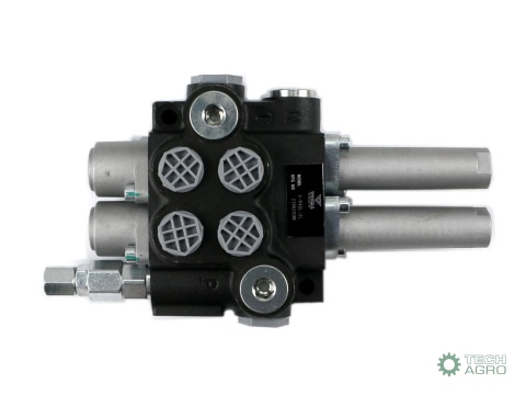 Rozdzielacz hydrauliczny 2-sekcyjny 40Lsterowany joystickiem na linkę VOIMA