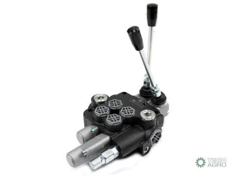 Rozdzielacz hydrauliczny 2-sekcyjny 80L(1-sekcja pływająca) VOIMA