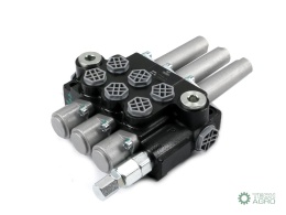 Rozdzielacz hydrauliczny 3-sekcyjny 40Lsterowany na linkę VOIMA