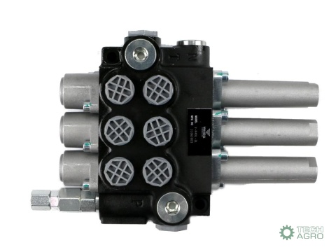 Rozdzielacz hydrauliczny 3-sekcyjny 40Lsterowany na linkę VOIMA