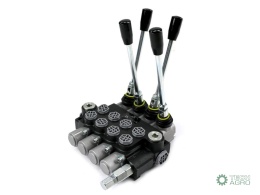 Rozdzielacz hydrauliczny 4-sekcyjny 40L(4-sekcje z zatrzaskiem) VOIMA
