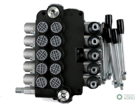 Rozdzielacz hydrauliczny 5-sekcyjny 80LVOIMA