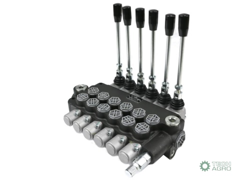 Rozdzielacz hydrauliczny 6-sekcyjny 80LVOIMA