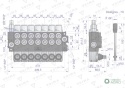 Rozdzielacz hydrauliczny 7-sekcyjny 40LVOIMA